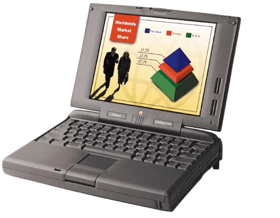 Macintosh PowerBook 5300(9,5 pol., tela em tons de cinza)